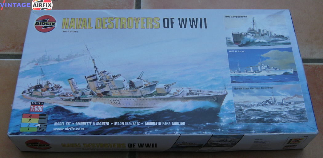 RARE ANCIENNE Maquette Airfix Ref 05204 ( Naval Destroyers Of W Wii Au 1:600 EUR 39,90 - FR