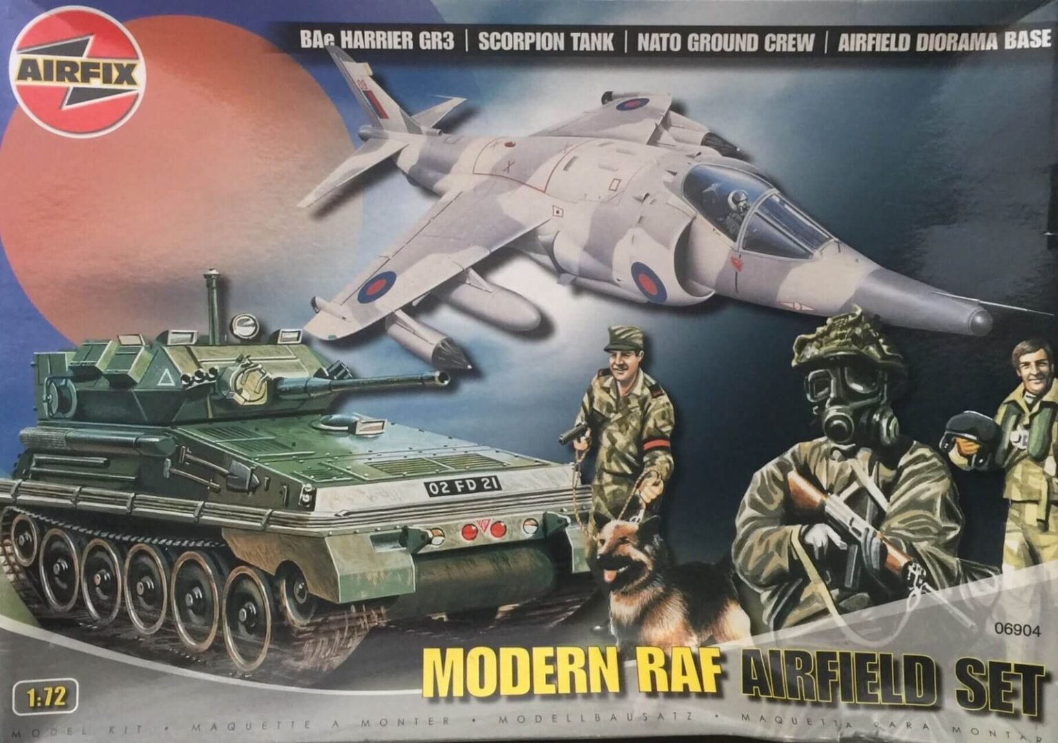 Modern RAF Airfield Set - Vintage Airfix