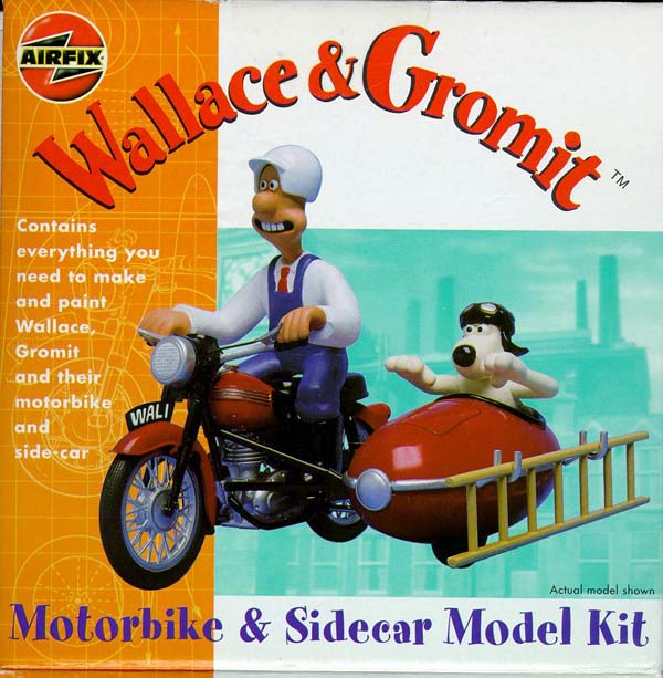 Wallace & Gromit Motorbike & Sidecar
