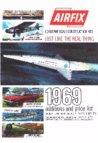 Airfix 1969 Price List