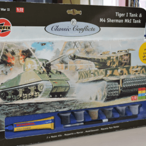 Tiger 1 and Sherman MkI Tank Classic Conflict