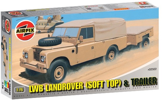 LWB Landrover (Soft Top) and Trailer