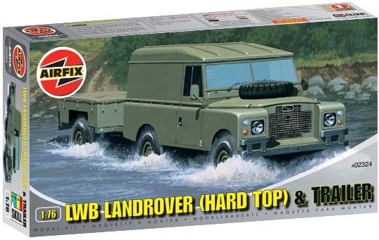 LWB Landrover (Hard Top) and Trailer