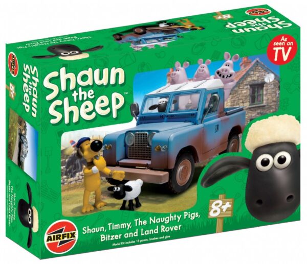 Shaun the Sheep with Landrover