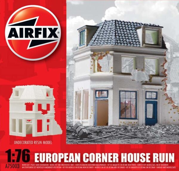 European Corner House Ruin