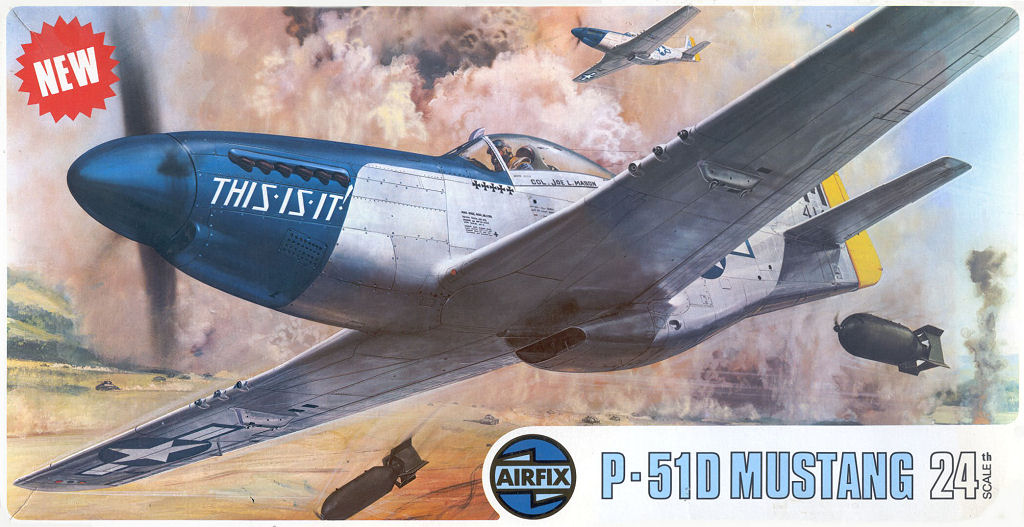 North American P-51D 'Mustang' - Vintage Airfix