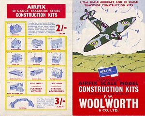 Early Airfix F.W.Woolworth leaflet